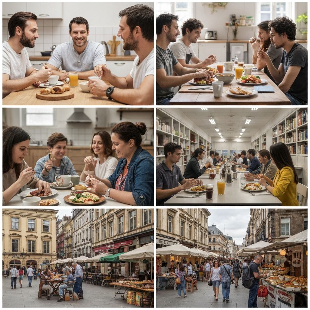 Diferentes espacios donde se toman decisiones alimentarias